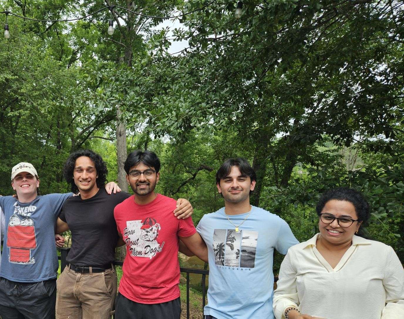 Productive field day followed by a hearty lunch